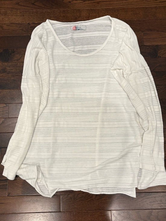 FP Beach Other - Free People FP Beach White Knit Cover-Up One Size Sheer Oversized Beach Top